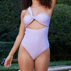 Lilac bathing suit